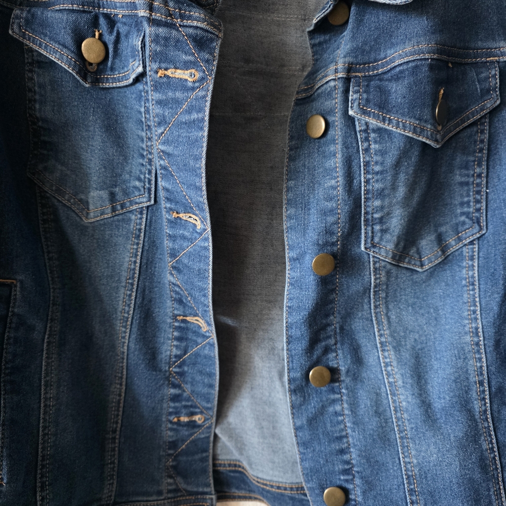 Cato Multicolor Embroidered Denim Jacket - Picture 6 of 8
